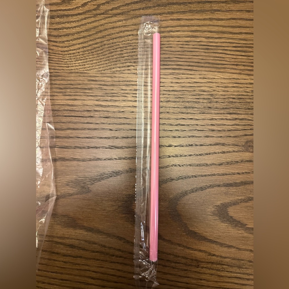 Pink Party Heart Straws - Picture 2 of 3